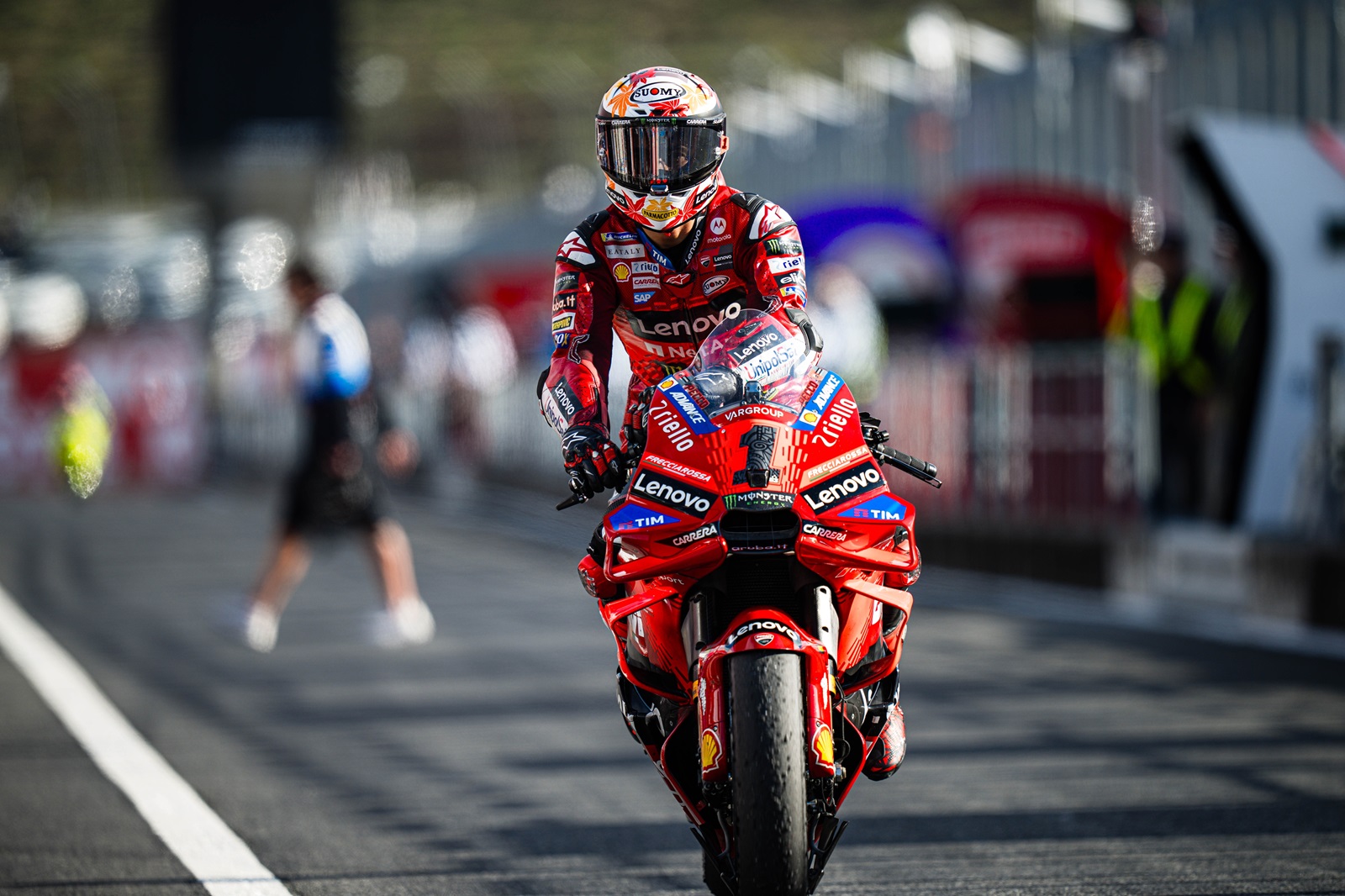 Bagnaia repete Marc Márquez, Rossi, Stoner e Lorenzo e chega a 8 vitórias na temporada