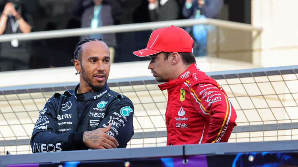 Ecclestone apuesta por Leclerc y dice que Hamilton «no será campeón» en Ferrari