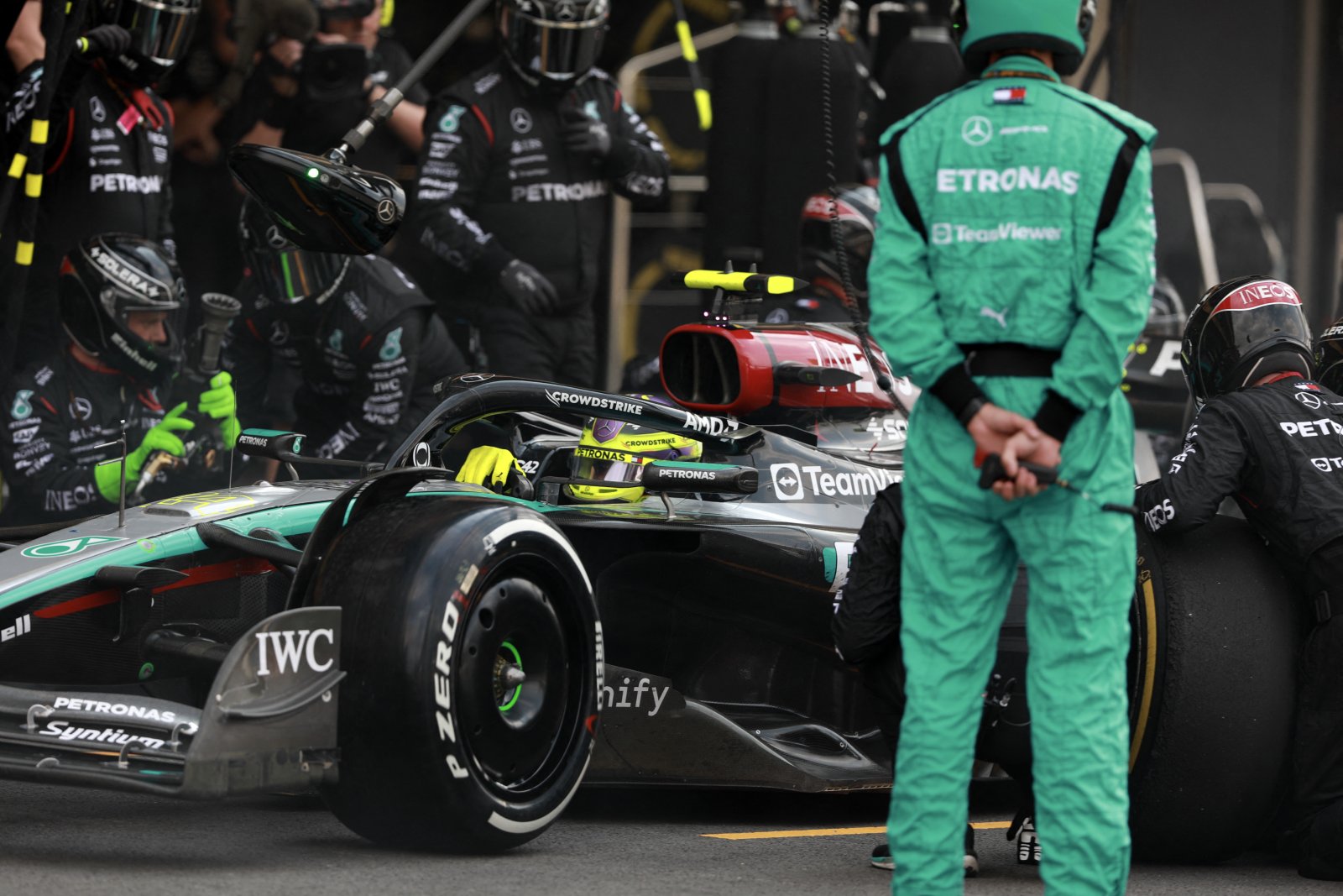 Hamilton se diz “grato” por ganhar posições na Cidade do México: “Foi muito bom”