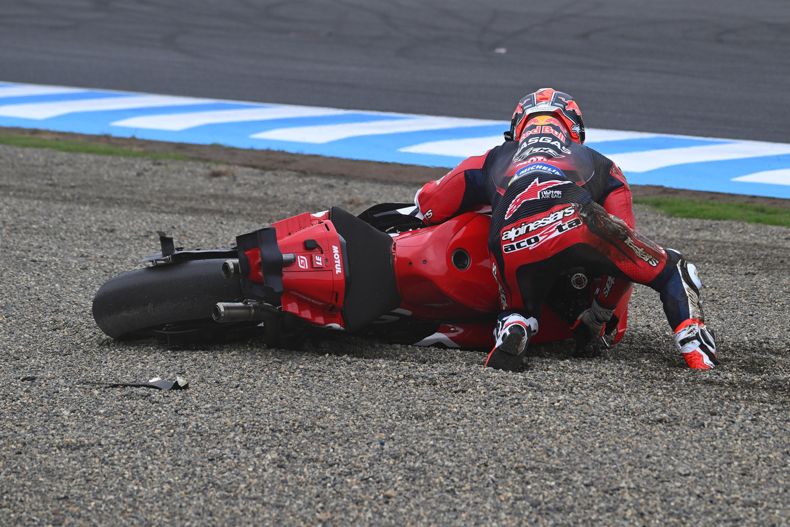 Acosta lidera ranking de quedas da MotoGP em 2024. Marc Márquez aparece em 2º