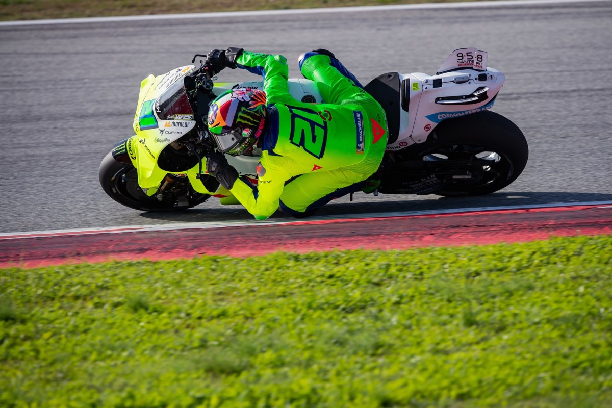 Morbidelli sente conexão “mágica” com VR46 e celebra primeiro teste na nova equipe