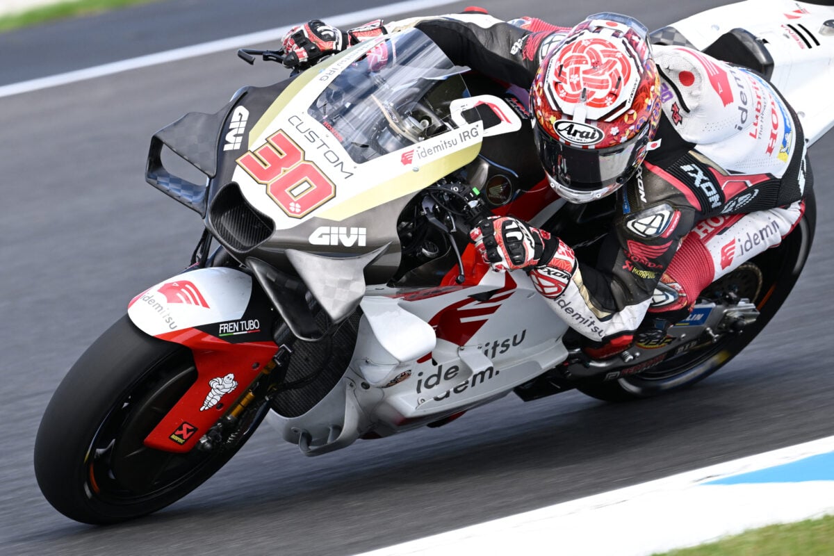 Nakagami sorprende y lidera FP1 del MotoGP en Barcelona. Martín es 5º y Bagnaia, 7º