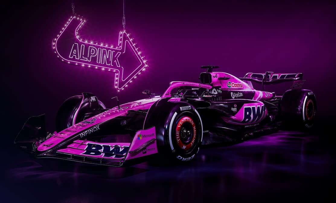 Alpine adopta el rosa y presenta diseño para últimas rondas de F1 2024