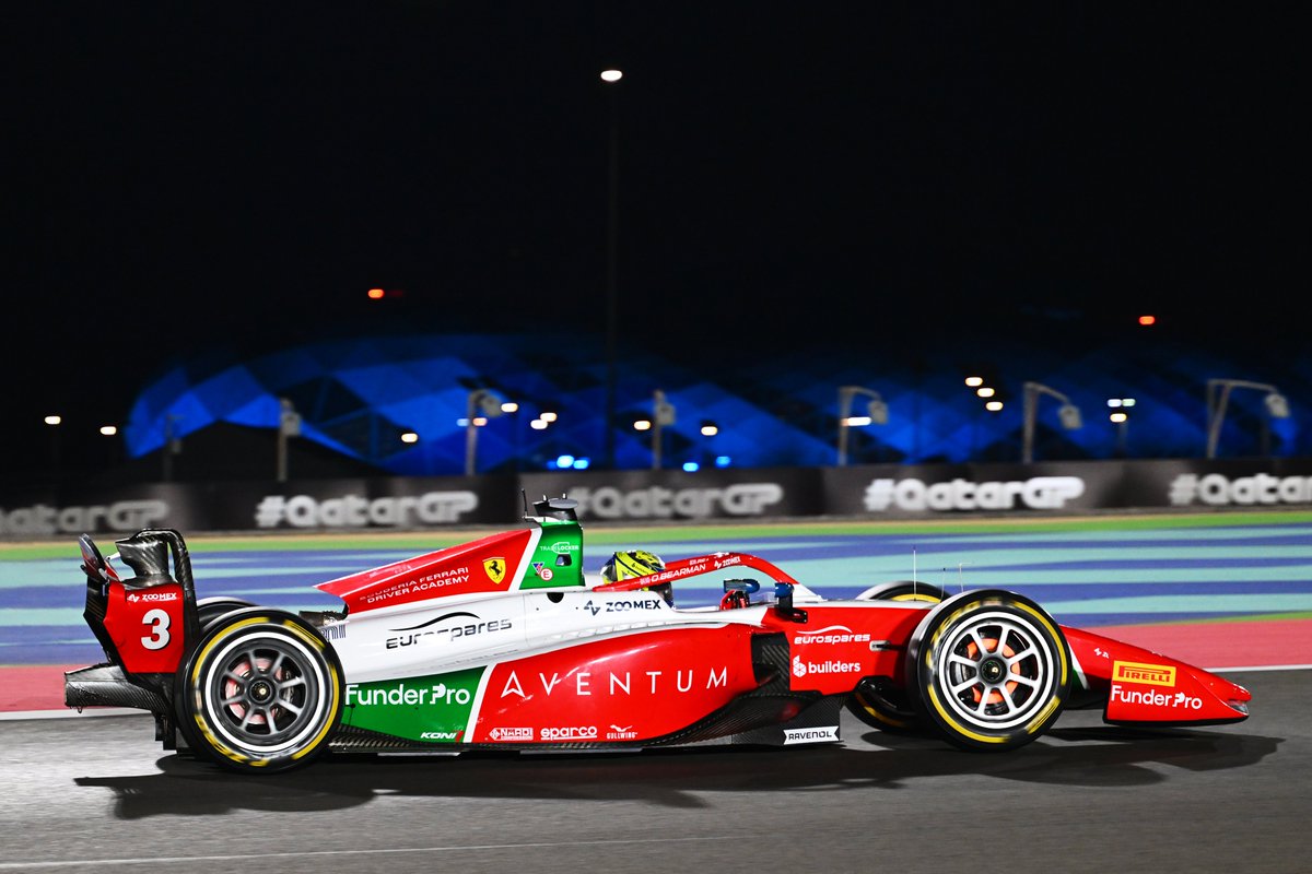 Bearman supera a Hadjar sobre el final y gana la carrera sprint de F2; Duerksen, 9°