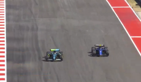 Colapinto gana “el adelantamiento del mes” en F1 con su superación a Alonso en Austin