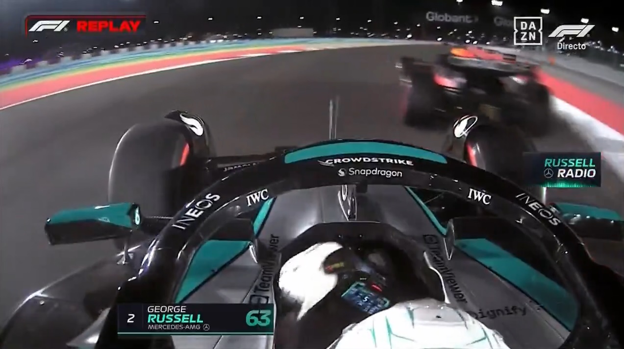 Russell herda pole do GP do Catar após comissários punirem Verstappen por bloqueio