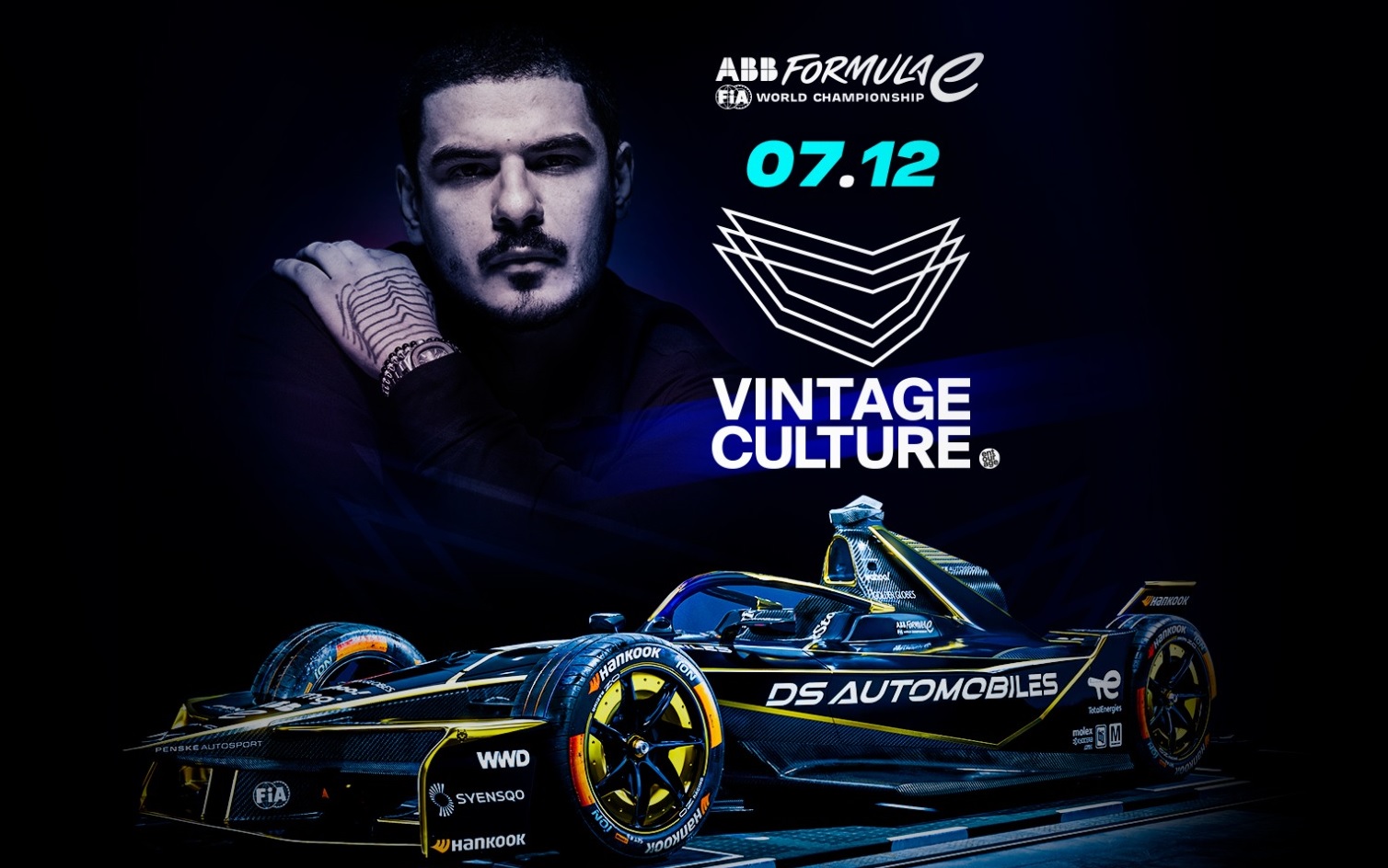 Fórmula E anuncia show do Vintage Culture no Fan Village do eP de São Paulo