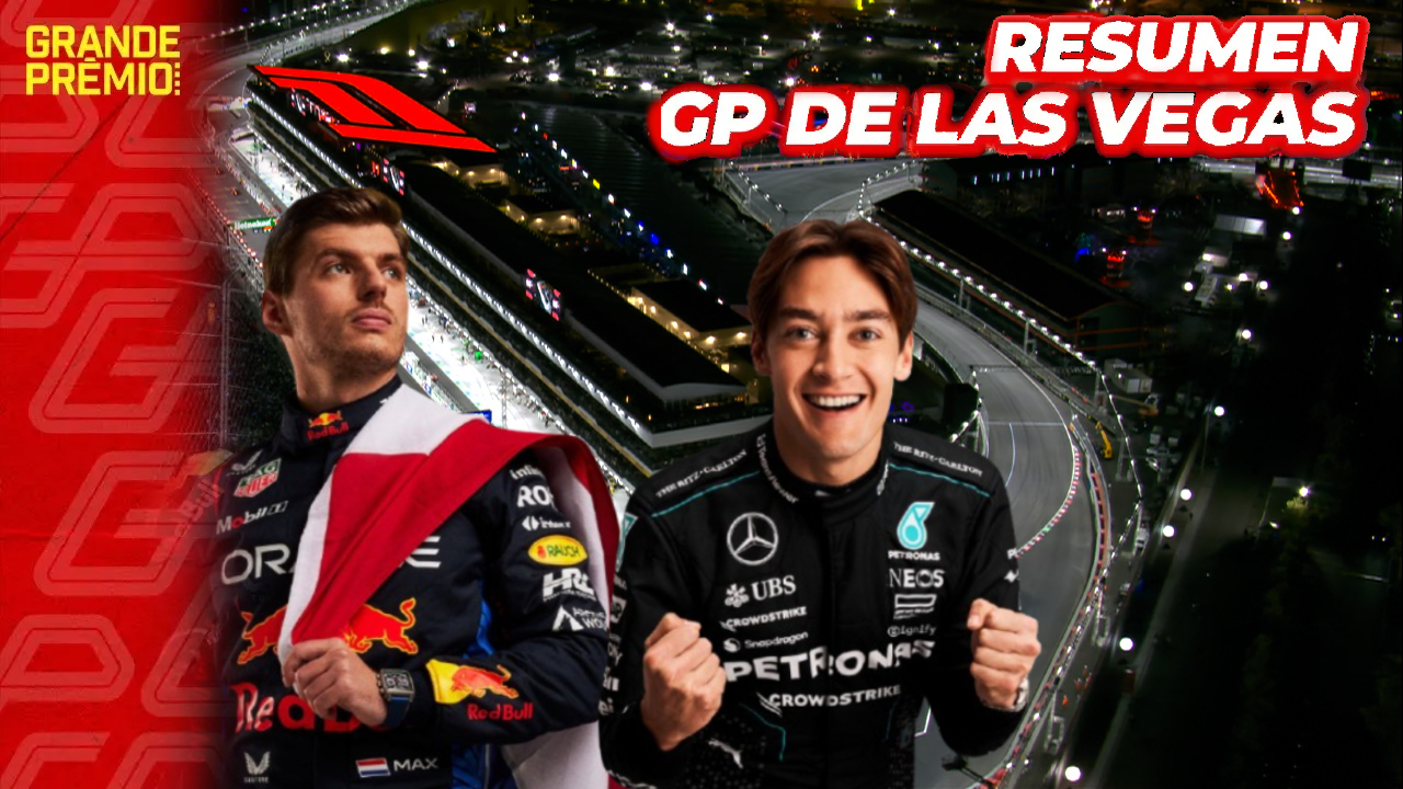 Verstappen se consagra tetracampeón de Fórmula 1 y Russell domina en Las Vegas