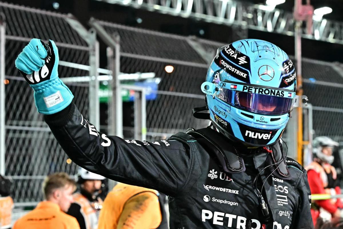 Russell admite que pensou em ‘sacrificar’ GP de Las Vegas: “Queria usar motor antigo”