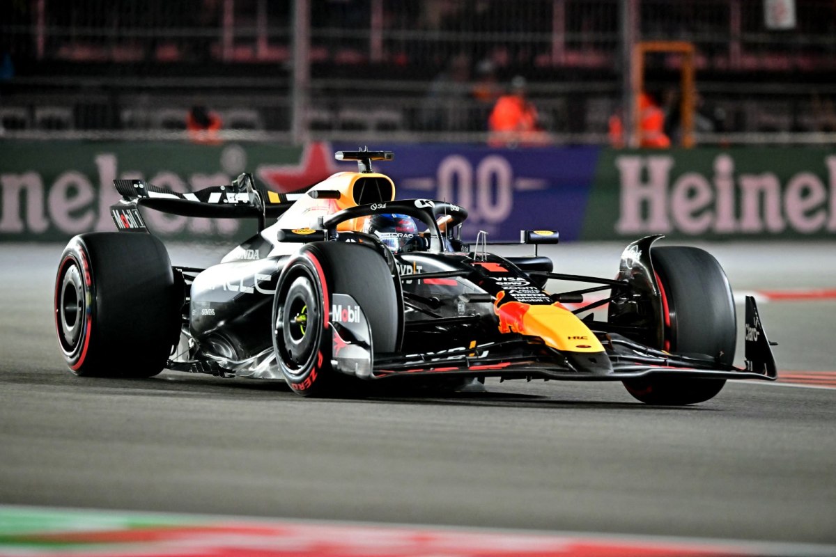 Verstappen admite surpresa por largar à frente de Norris em Las Vegas: “Estou feliz”