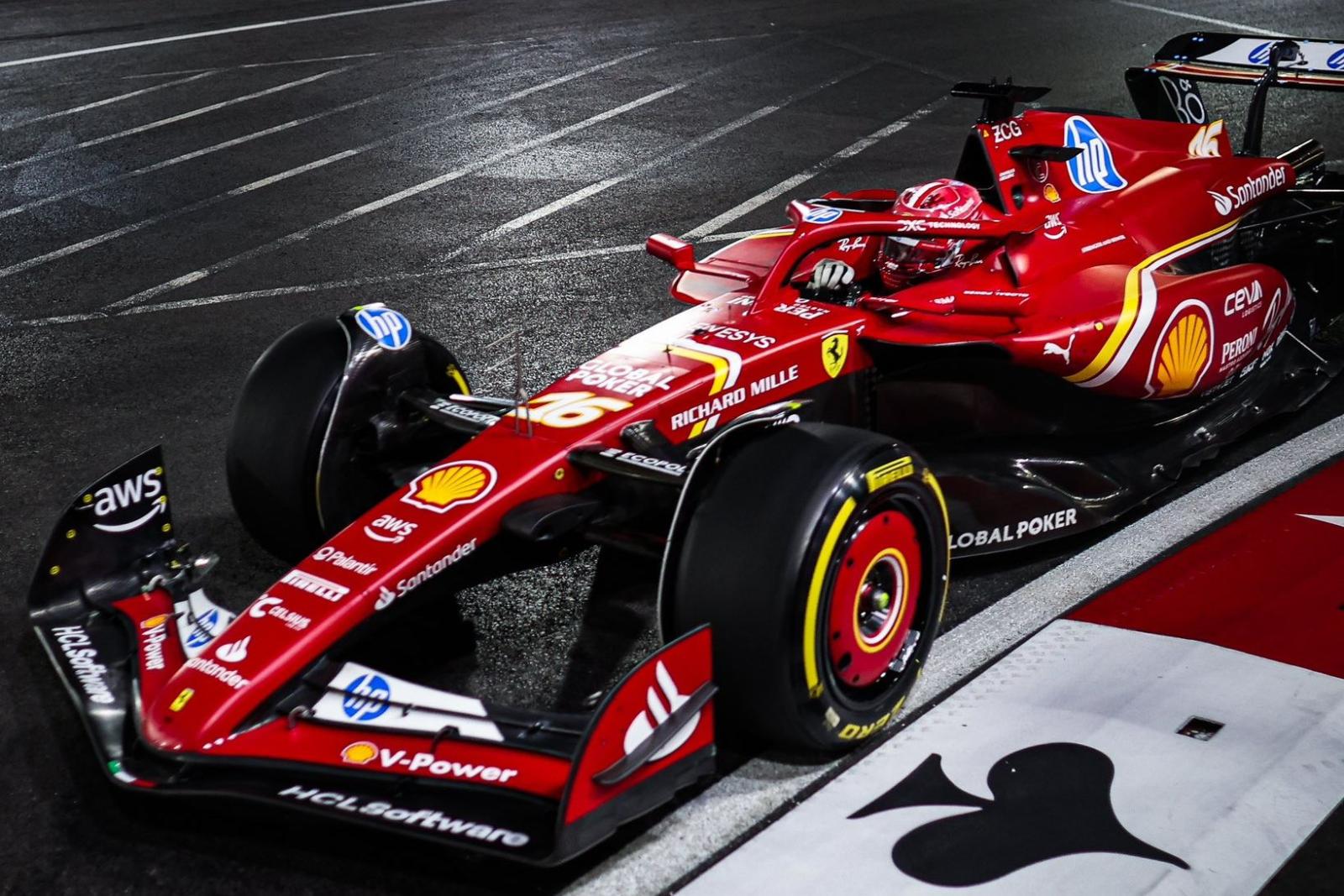 Ferrari se cobra e diz que “deveria ter marcado mais pontos” em Las Vegas: “Frustrante”