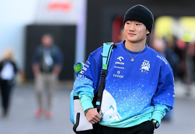Yuki Tsunoda espera uma oportunidade na Red Bull em 2025 (Foto: AFP)