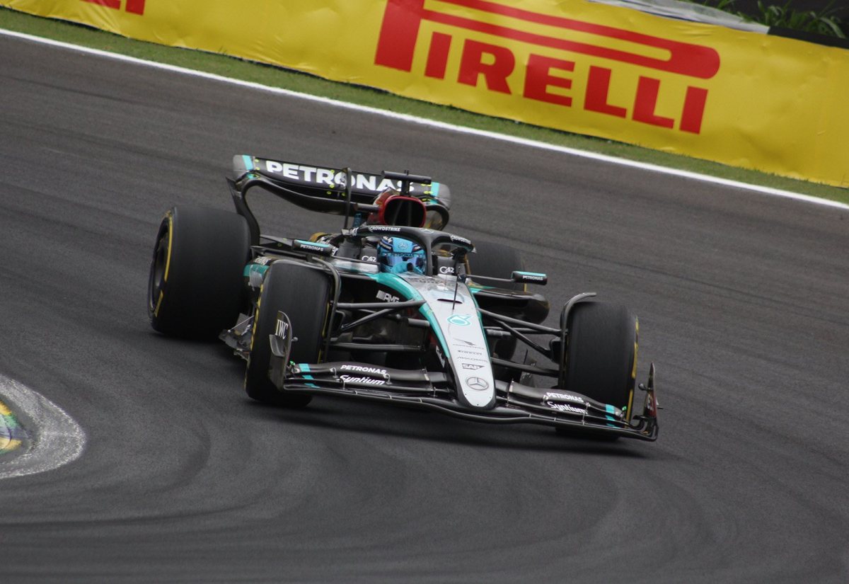 Russell diz que Mercedes “já esperava” 6º lugar na sprint do Brasil: “Temos de aceitar”