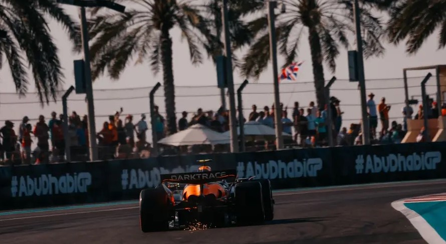 Norris destaca a Pirelli en test de Abu Dhabi: “Es genial trabajar estrechamente con ellos”