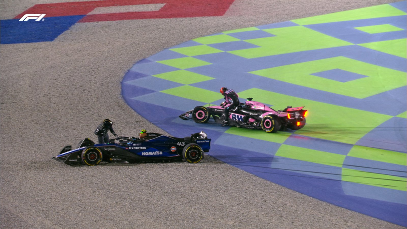 Hülkenberg perde carro, causa strike em largada e tira Ocon e Colapinto do GP do Catar