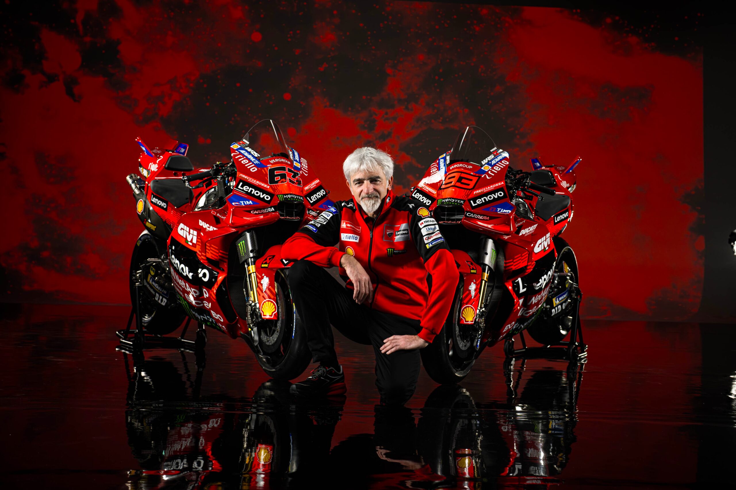 Ducati aponta “altas expectativas” para 2025 e exalta “fortes” Bagnaia e Marc Márquez
