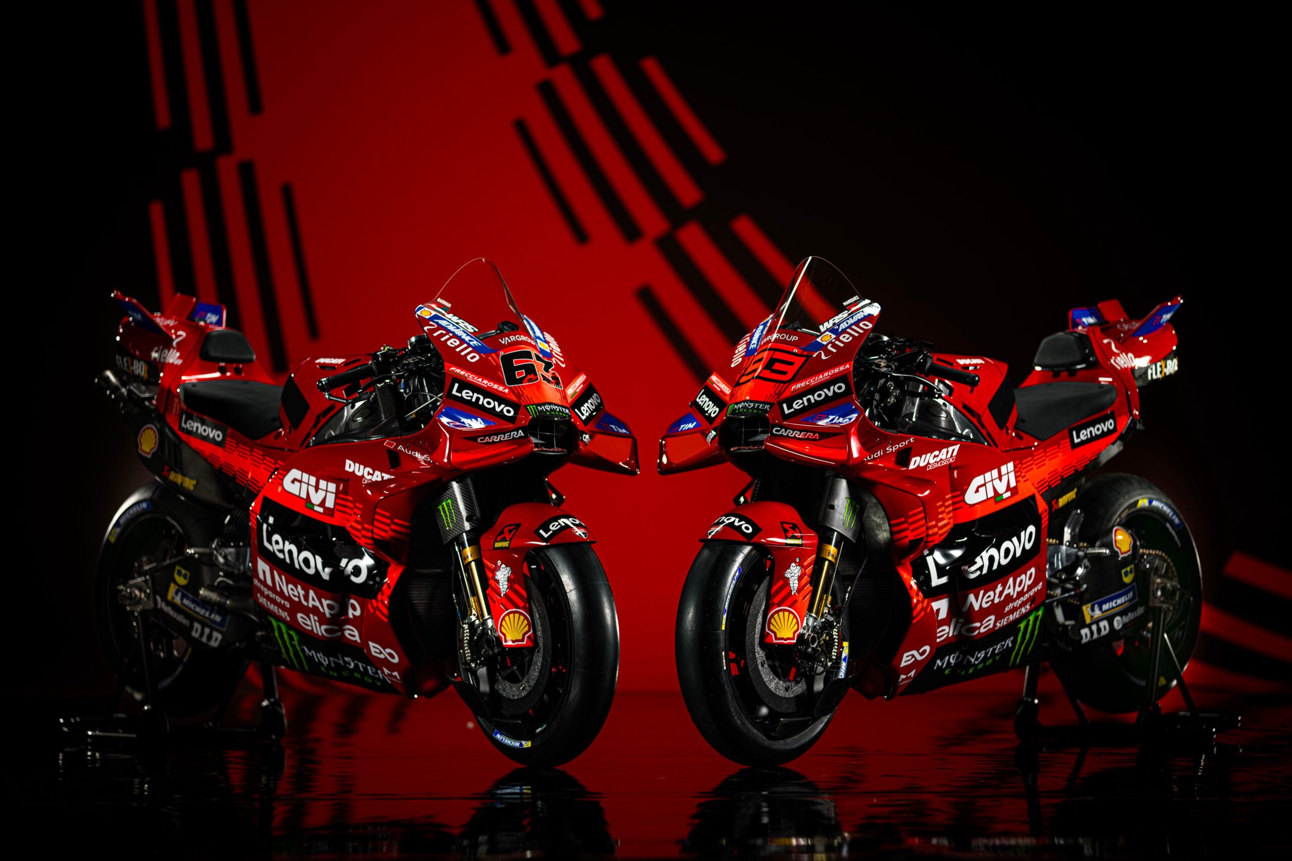 Ducati apresenta GP25 de Bagnaia e Marc Márquez para retomar título da MotoGP