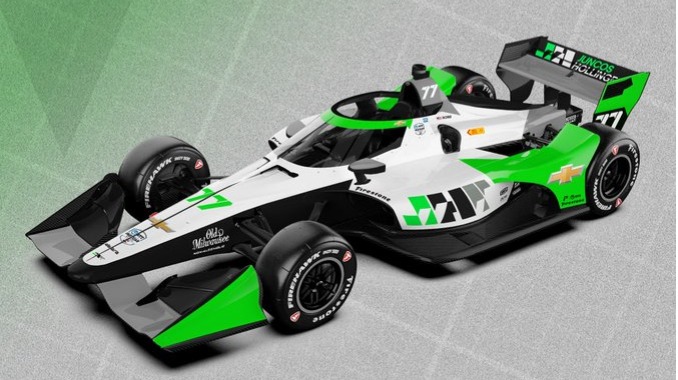 Juncos presenta un nuevo diseño en sus coches para la temporada 2025 de Indy