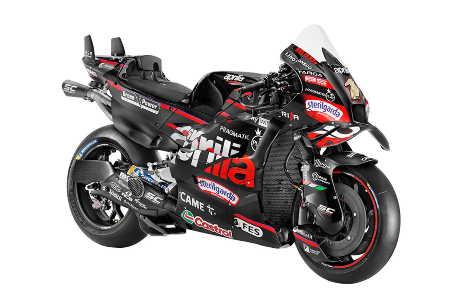 Aprilia busca estar a la altura en 2025 y presenta la nueva versión de la RS-GP