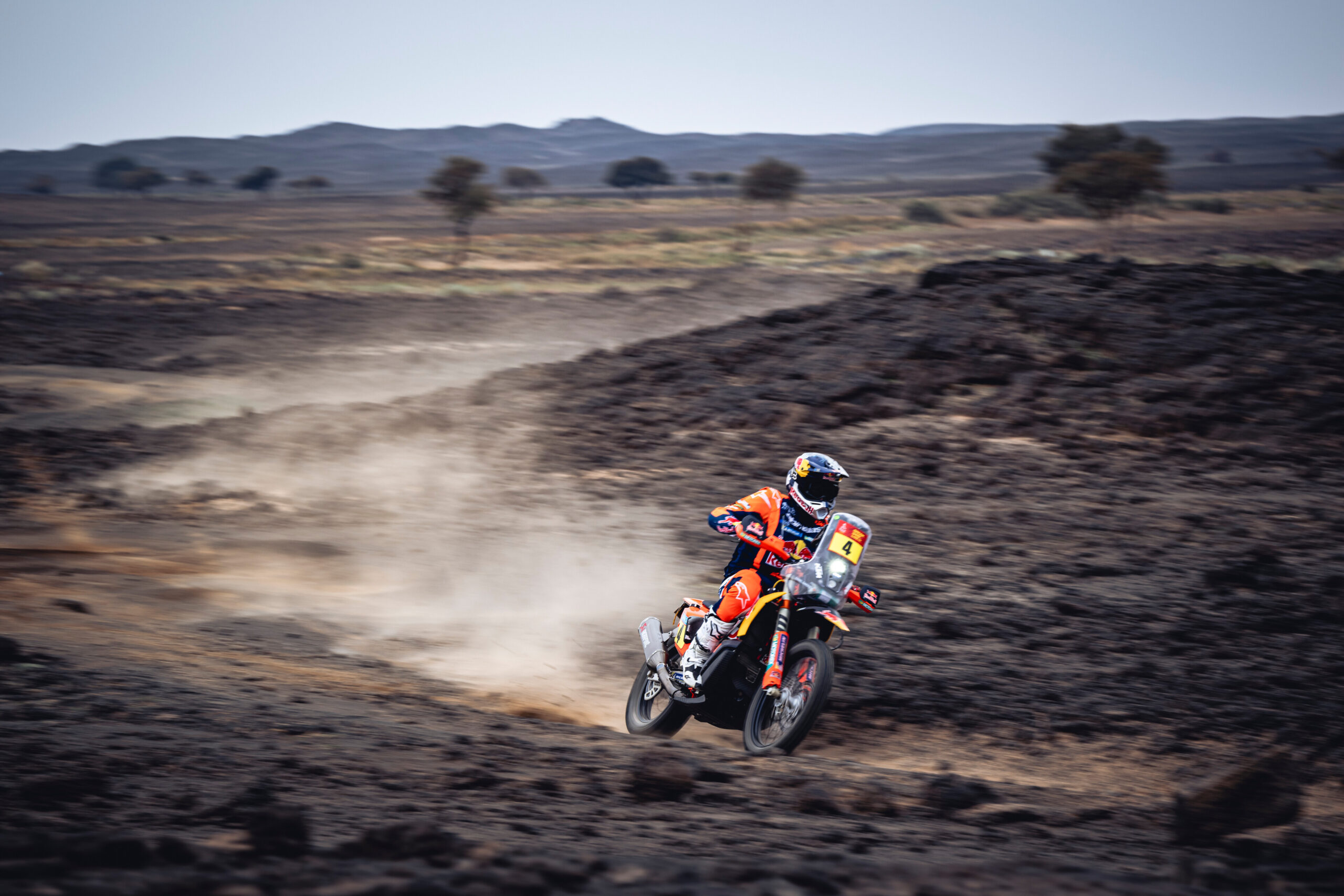 Sanders se impone en la cuarta etapa y sigue como líder de la general del Dakar en motos
