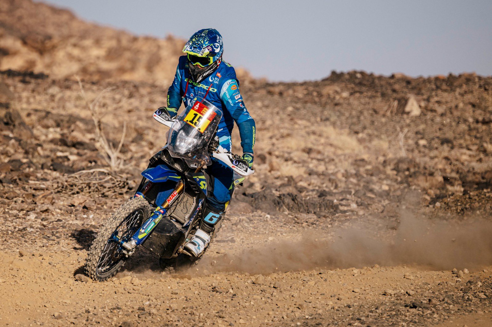Santolino sorprende y vence 3ª etapa de motos en el Dakar 2025; Sanders lidera general