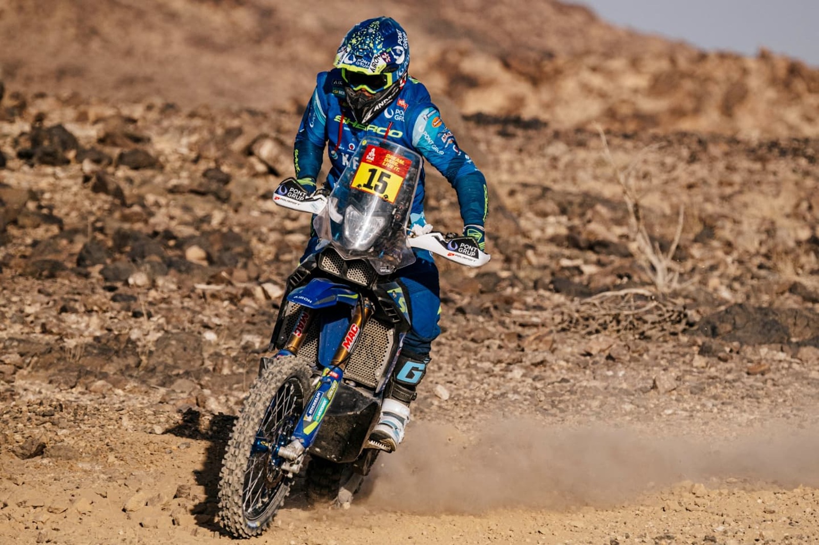 Santolino surpreende e conquista 3ª etapa das motos no Dakar 2025. Sanders é apenas 22º