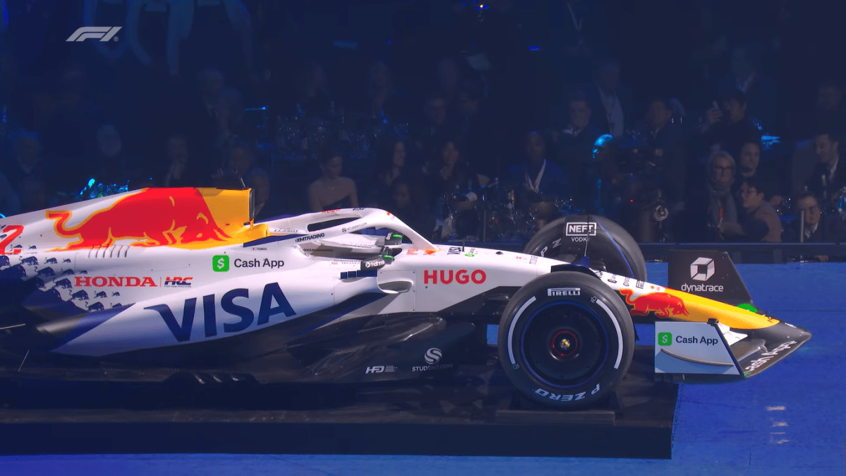 Racing Bulls muda de cor e adota pintura branca à Honda no carro da F1 2025