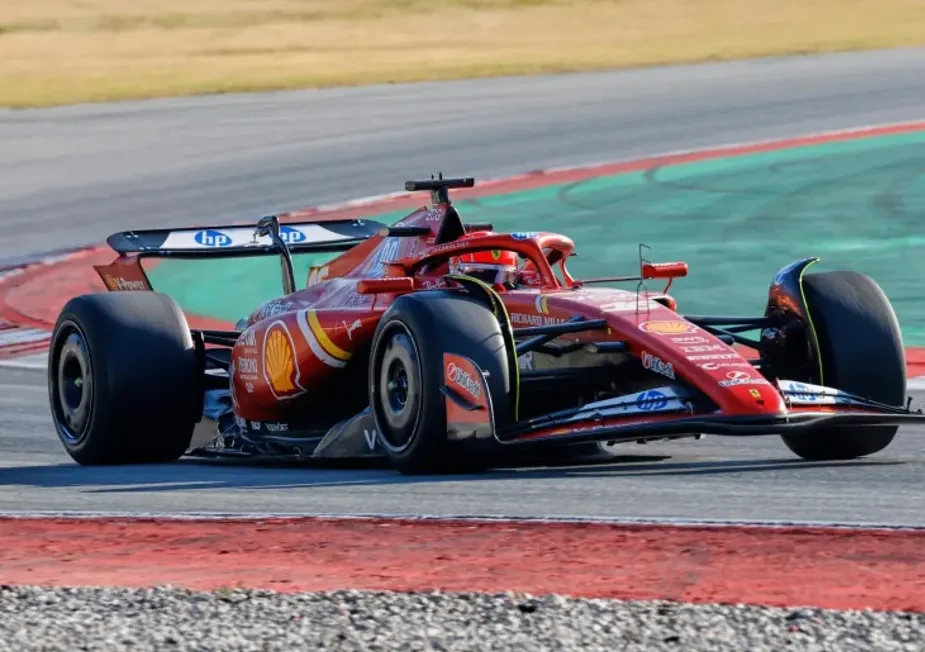 Leclerc supera a Hamilton y lidera último día de pruebas de neumáticos Pirelli en Barcelona