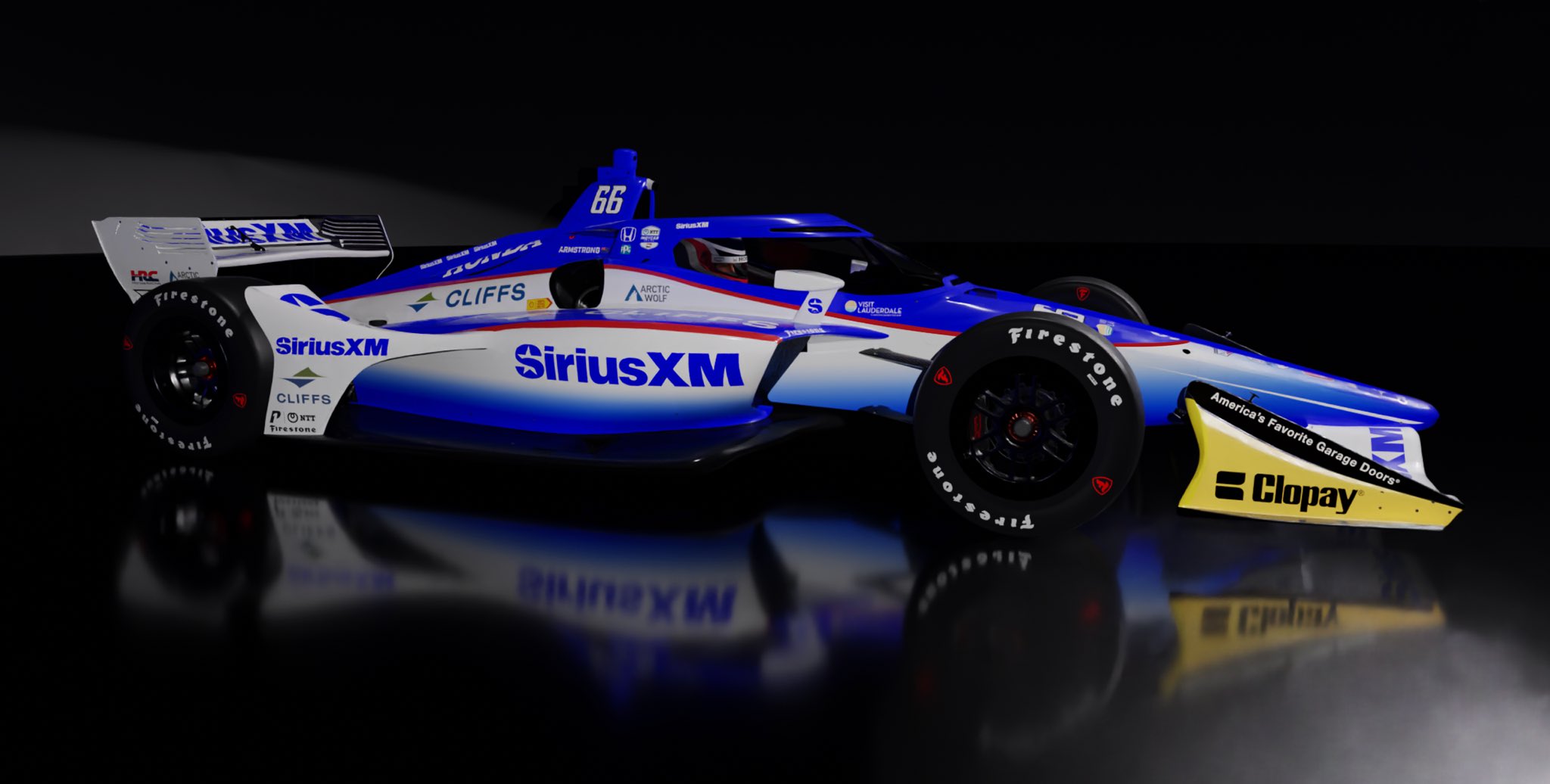 Meyer Shank pierde patrocinio y cambia el rosa por el azul en los autos de Indy 2025