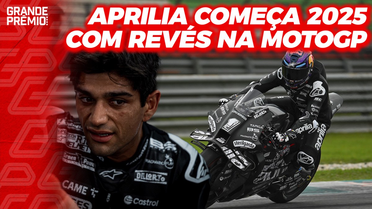 Aprilia começa 2025 com pé esquerdo na MotoGP