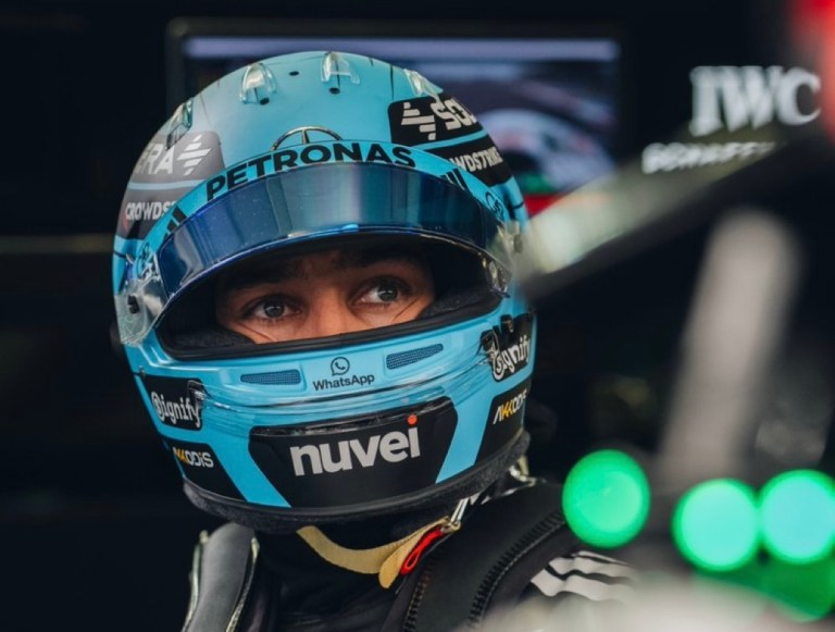 George Russell indica que a treta com Verstappen seguirá em 2025 (Mercedes)