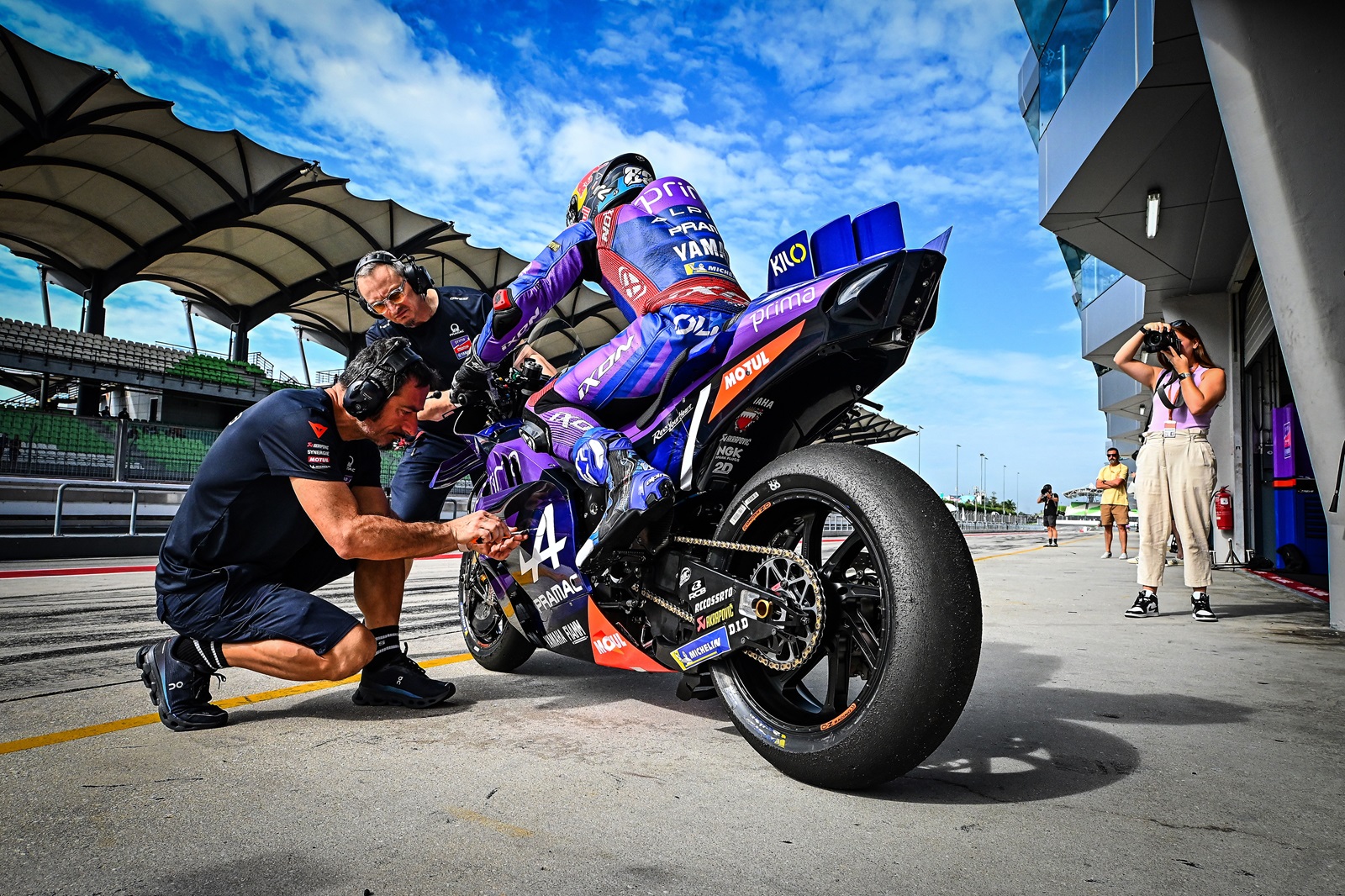 Yamaha exalta primeiros passos de união com Pramac: “Ajudou todo mundo a se abrir mais”