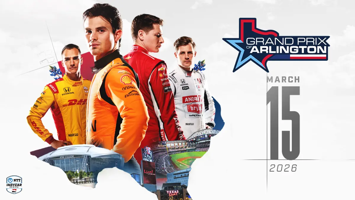 La IndyCar abre la cuenta atrás y anuncia la fecha del Gran Premio de Arlington 2026
