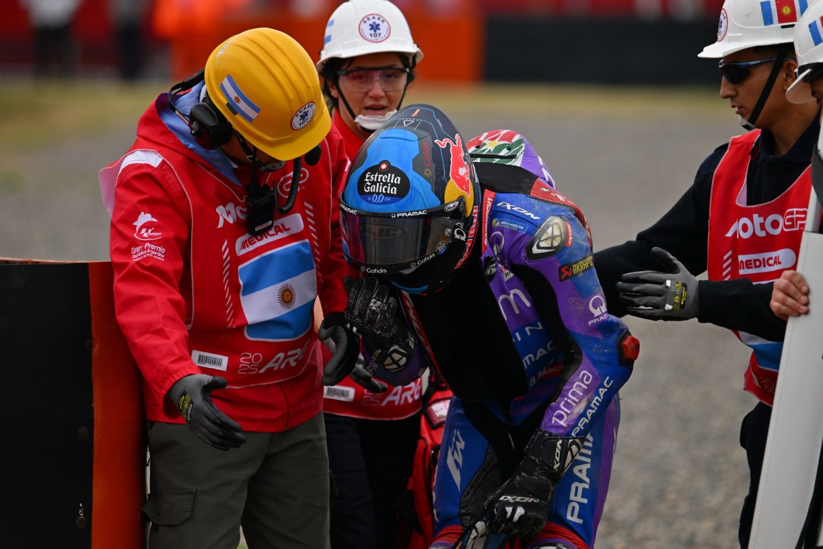 Oliveira escapa de fraturas, mas perde GP da Argentina “para evitar riscos desnecessários”