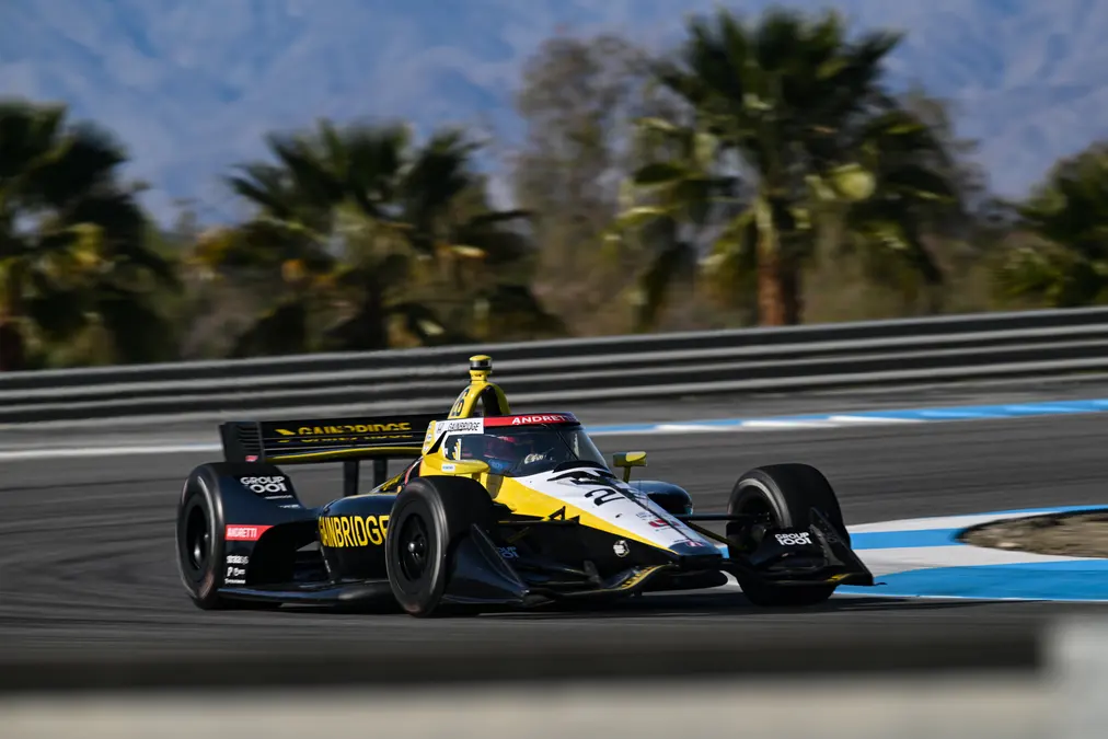 Andretti recibe sanción por una infracción técnica en Thermal, pero Herta se libra