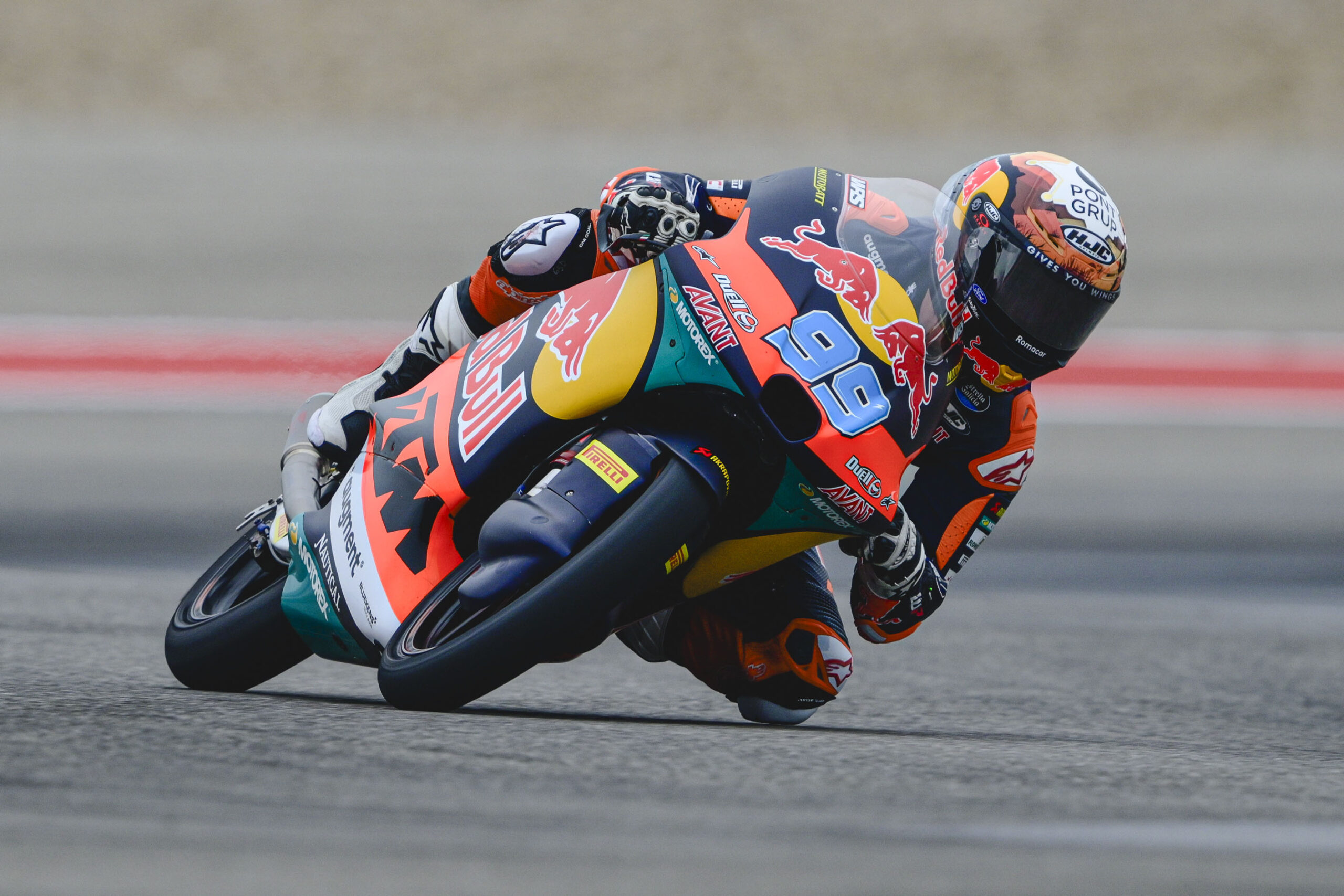 Rueda desaparece dos radares rivais e vence GP das Américas da Moto3. Piqueras é 4º