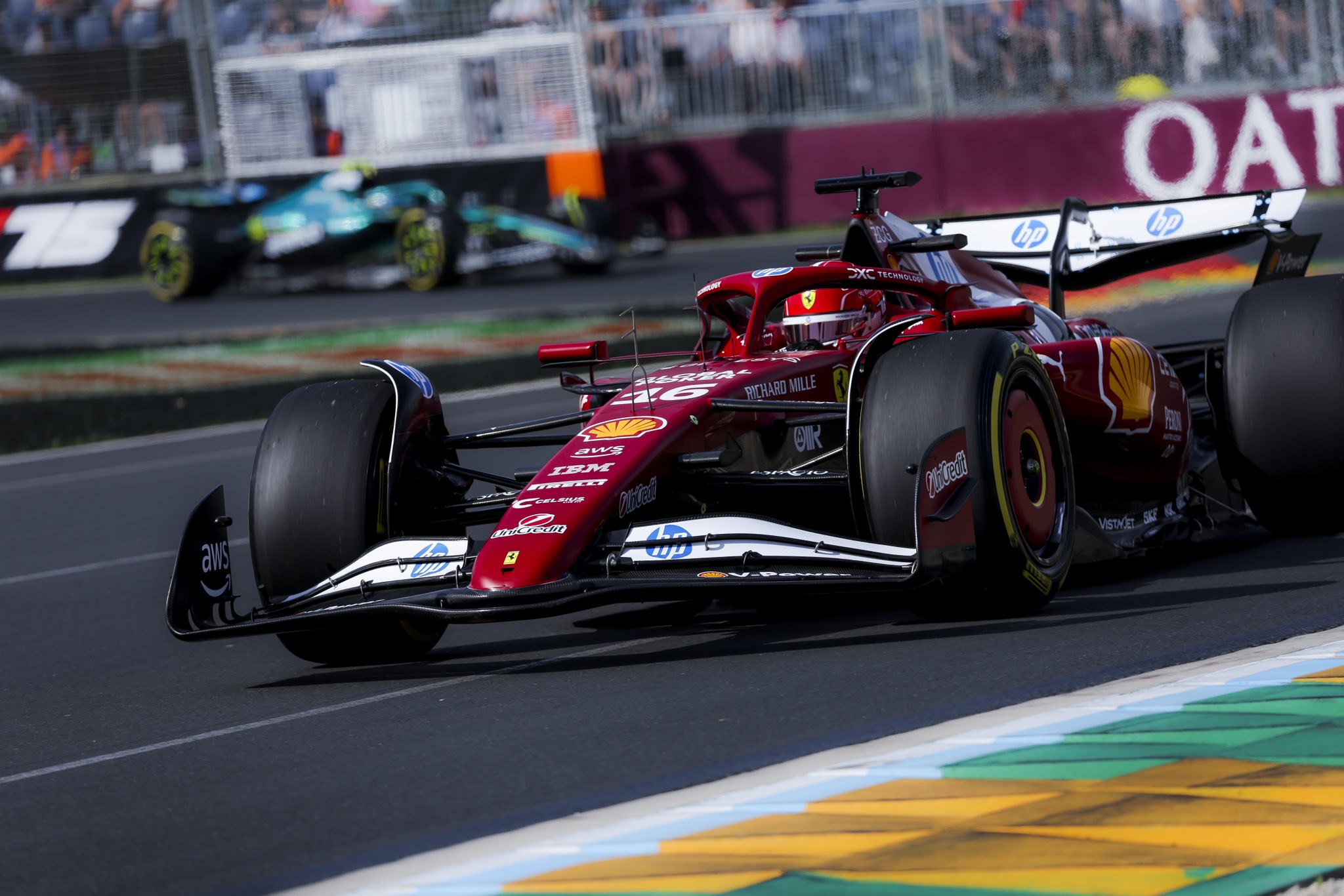 Leclerc supera a los McLaren y encabeza los tiempos de la FP2 del GP de Australia