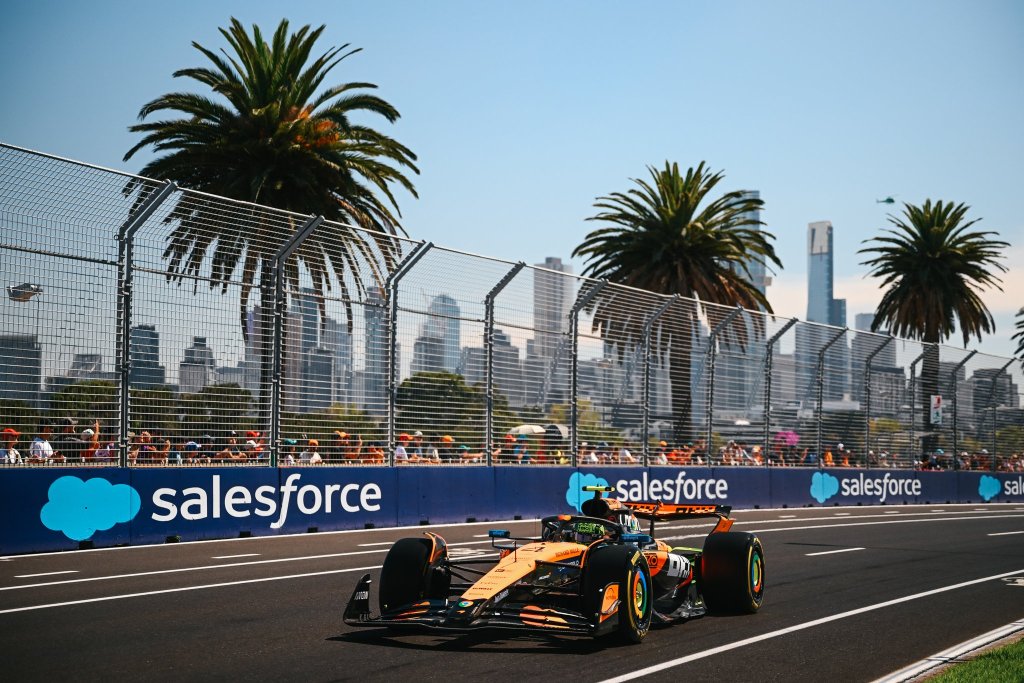 Norris bate a Sainz sobre el final y logra el mejor tiempo en la FP1 del GP de Australia