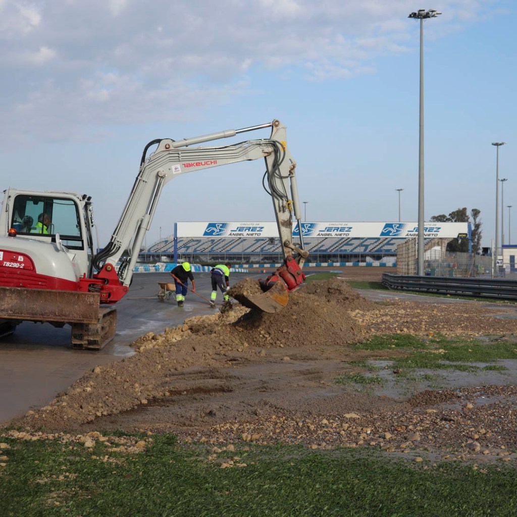 Jerez admite daños por inundación, pero asegura realización del GP de España en abril
