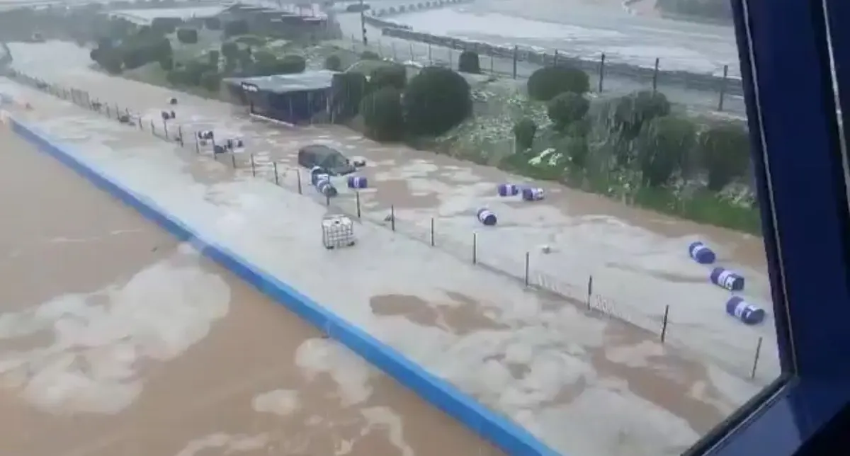 El Circuito de Jerez sufre una inundación luego de una nueva serie de tormentas en España