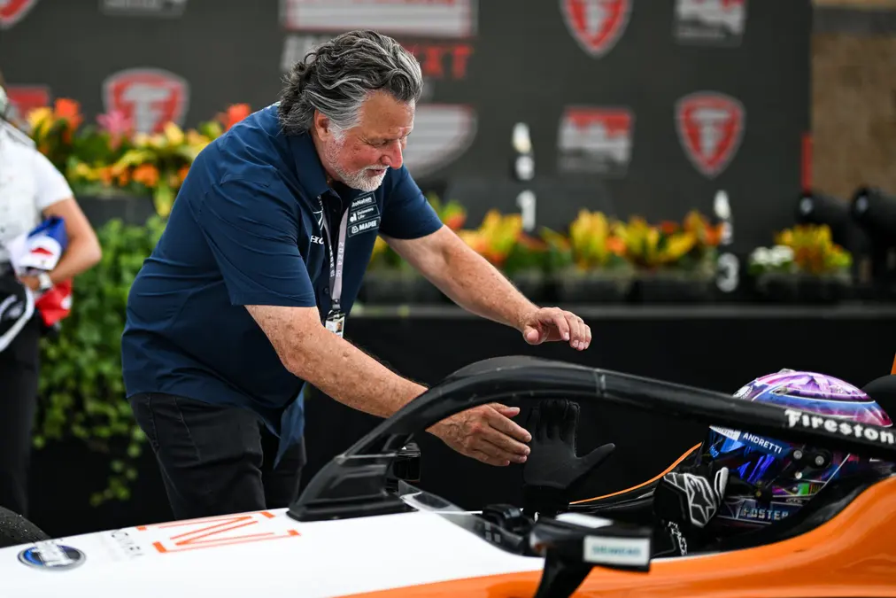 Michael Andretti bromea sobre su nuevo cargo en el equipo de Indy: “Sin dolores de cabeza”