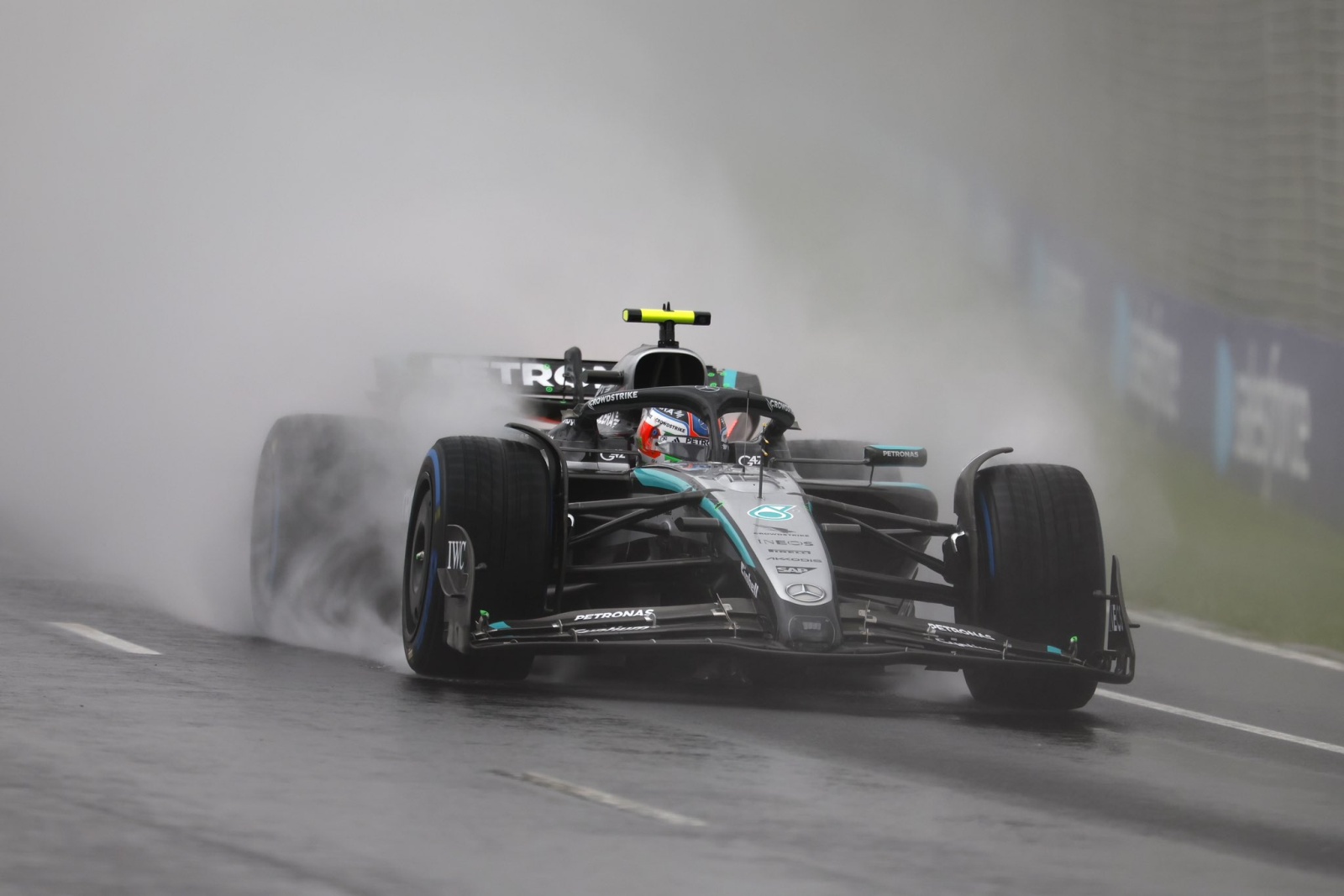 Antonelli confessa que ficou “assustado” após quase perder carro sob chuva na Austrália