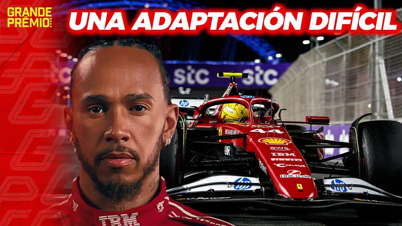 Hamilton atraviesa una adaptación difícil en el inicio de su etapa con Ferrari en F1