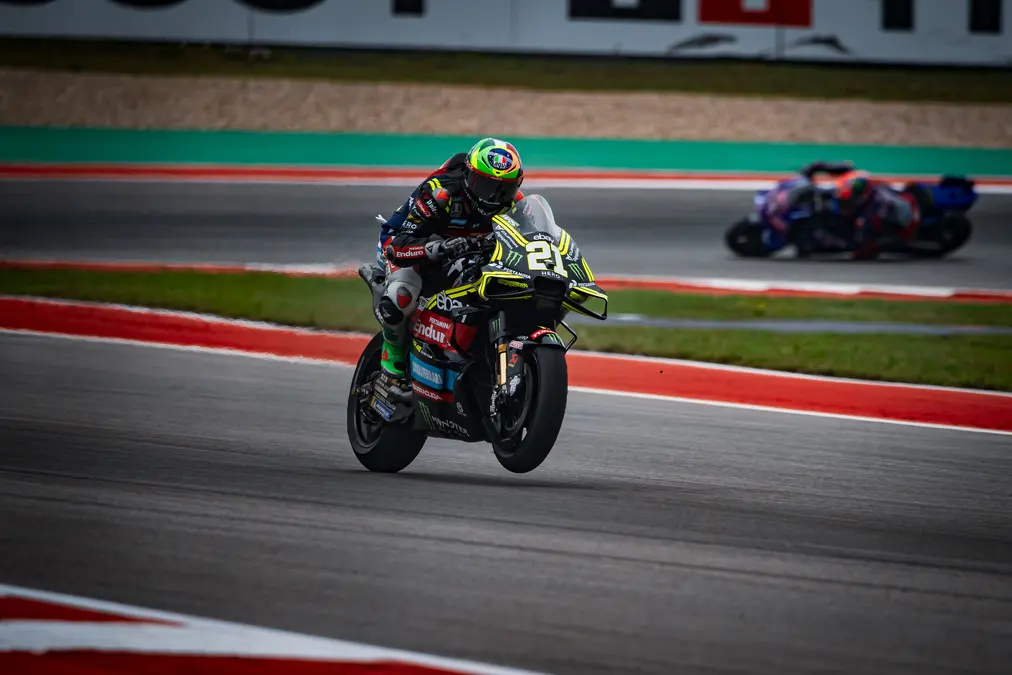 Morbidelli revela problemas con el airbag durante el GP de las Américas: “Se infló todo”