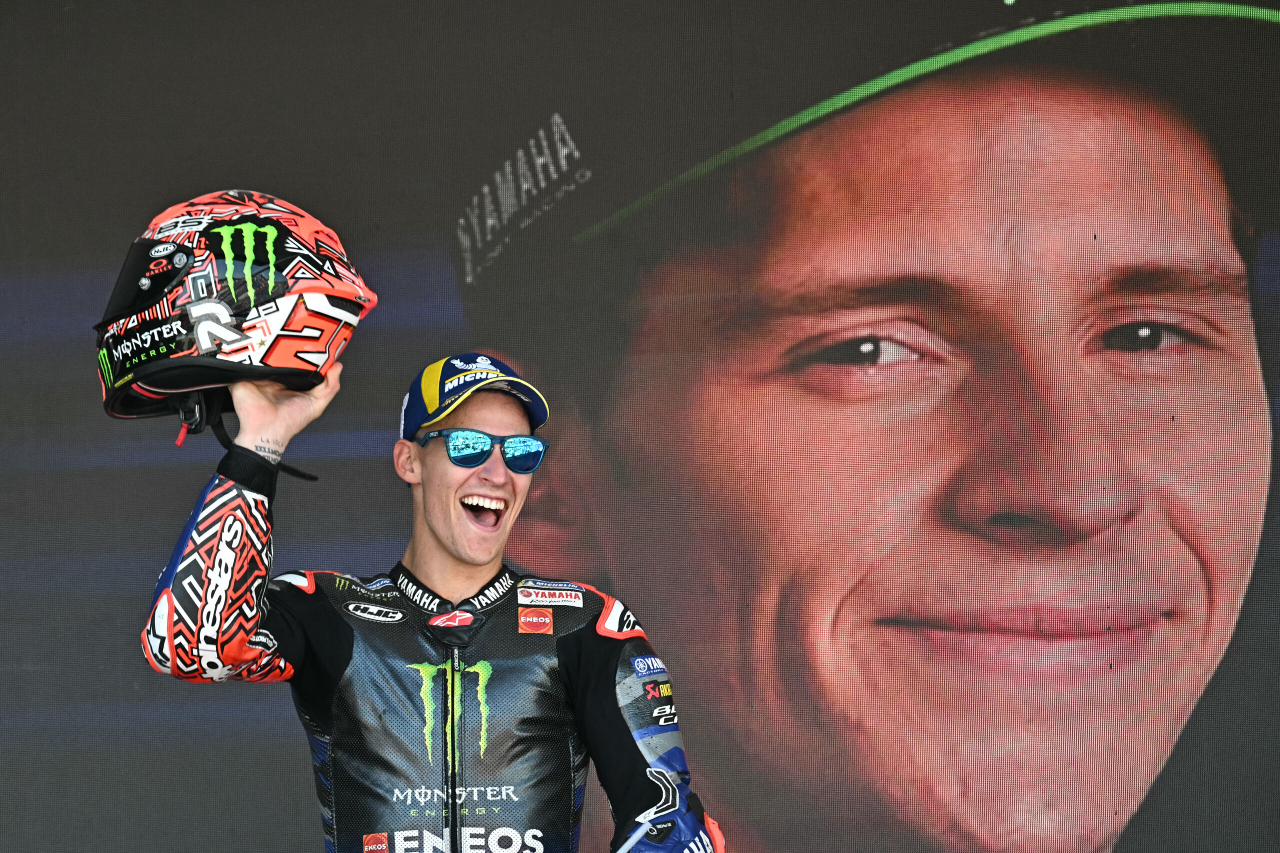 Quartararo celebra pódio em Jerez e evita criar expectativas na MotoGP: “Estou contente”