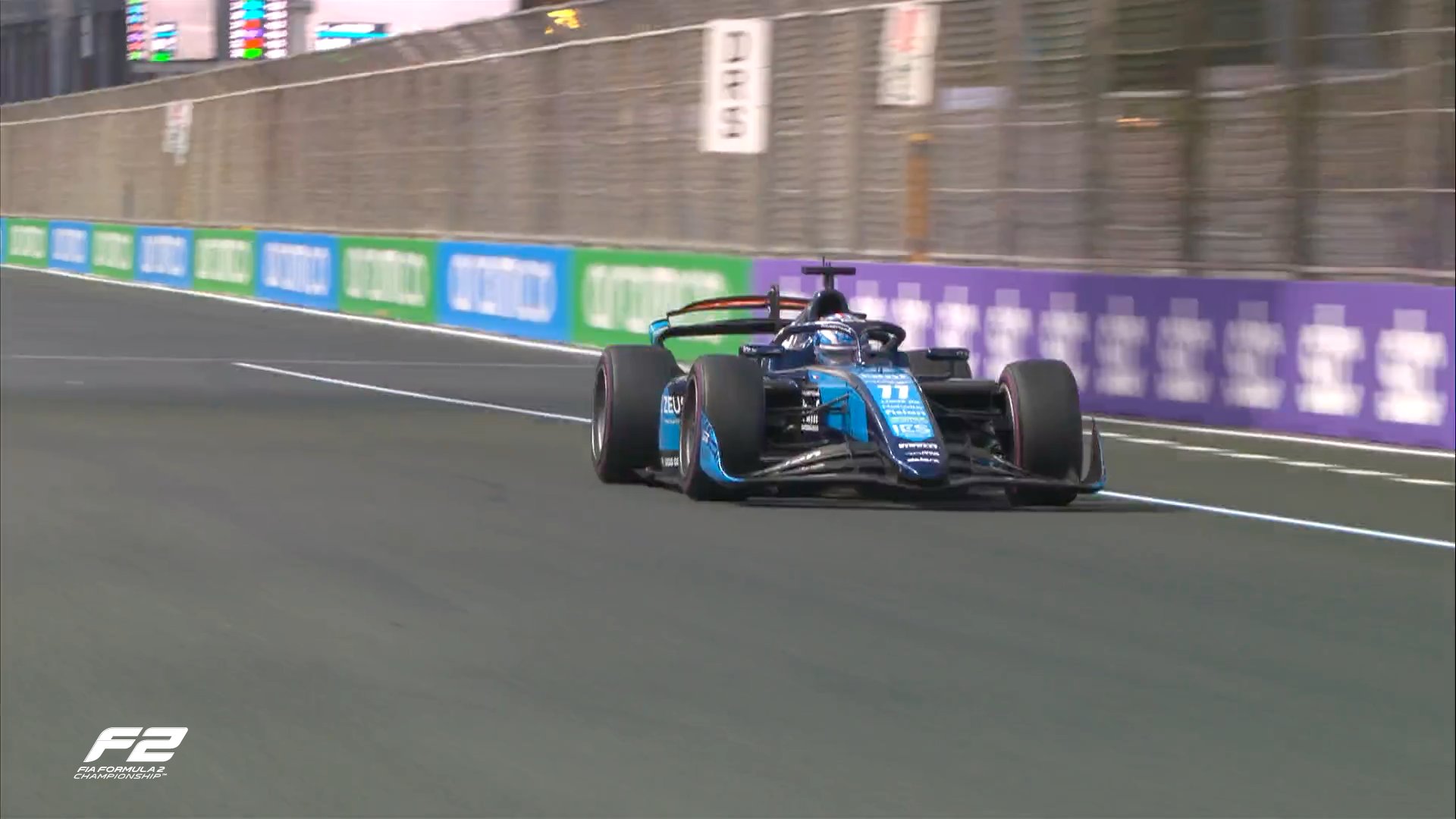 Crawford supera a Martins y logra la pole position de la Fórmula 2 en Arabia Saudita