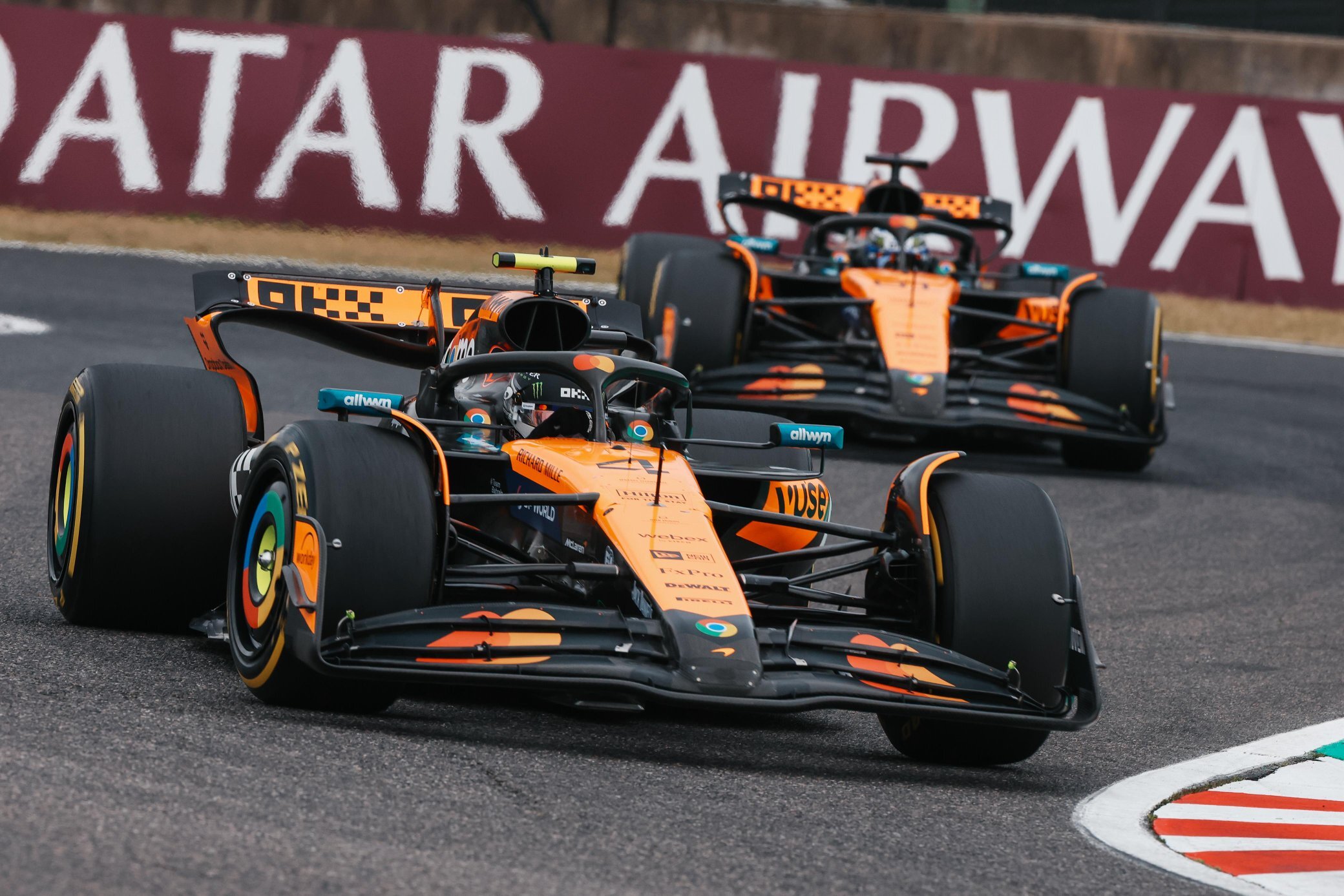 Norris admite que McLaren “no tenía ritmo” en Japón y minimiza incidente con Verstappen