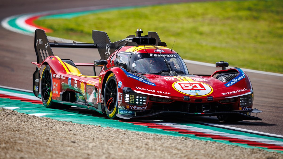 Giovinazzi logra la pole con Ferrari en las 6H de Imola. Varrone 14° y López 2° en LMGT3