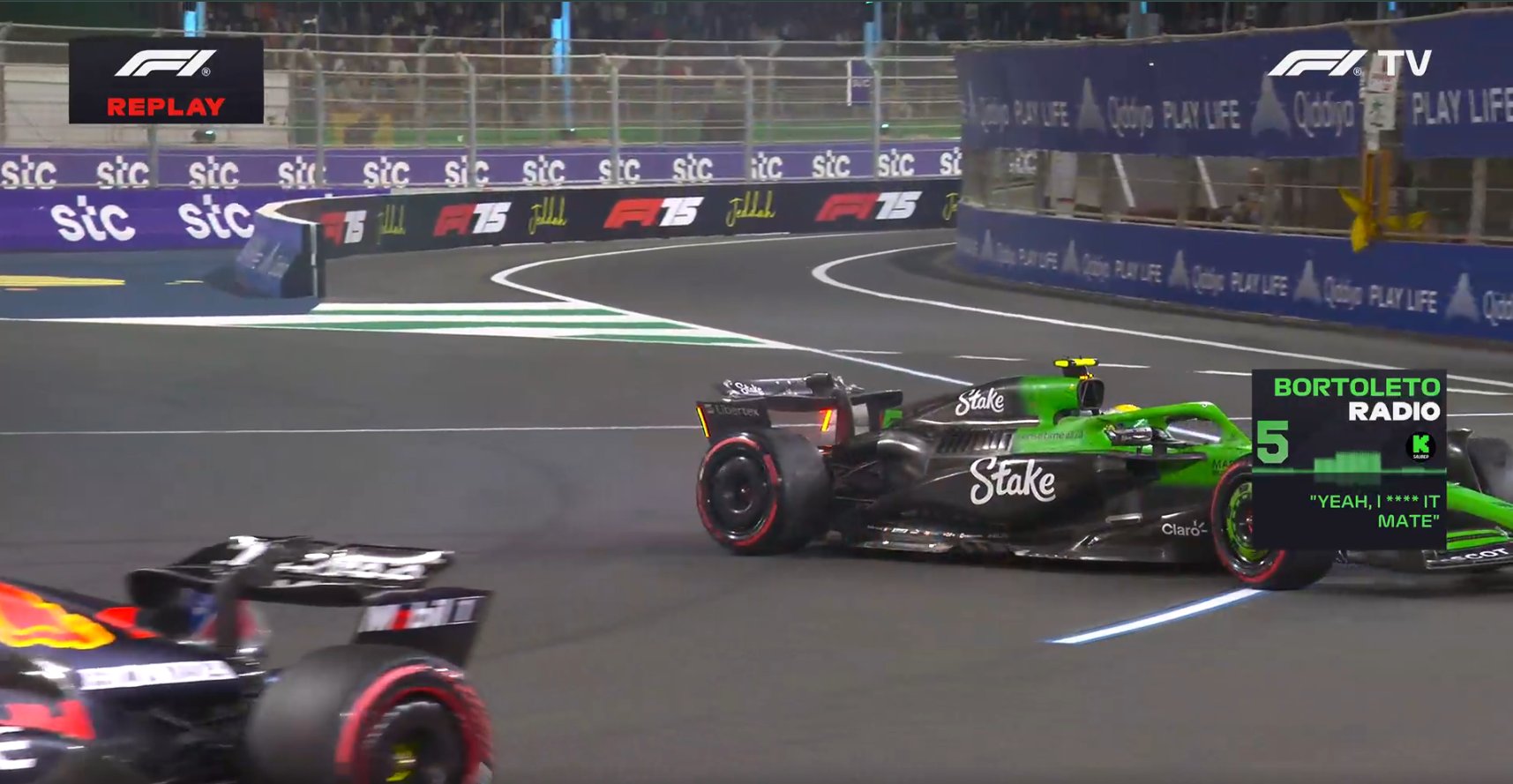 Bortoleto comete erro e fica pelo Q1 na classificação do GP da Arábia Saudita