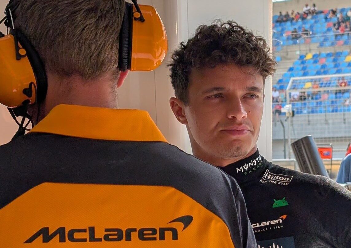 Norris subraya su malestar con McLaren y dice: «No sé cómo estoy liderando la F1»
